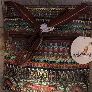 Sakroots artist circle one world crossbody bag